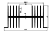 DEF38 heatsink Deltour. Bekijk complete aanbod geëxtrudeerde of bijzondere heatsinks en bewerkingen. Vrijwel alle heatsinks op voorraad. ISO 9001 certified