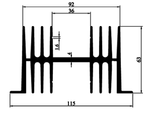 DEF65 heatsink Deltour. Bekijk complete aanbod geëxtrudeerde of bijzondere heatsinks en bewerkingen. Vrijwel alle heatsinks op voorraad. ISO 9001 certified