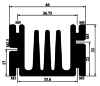 DEF72 heatsink Deltour. Bekijk complete aanbod geëxtrudeerde of bijzondere heatsinks en bewerkingen. Vrijwel alle heatsinks op voorraad. ISO 9001 certified