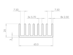 DEF145 heatsink Deltour. Bekijk complete aanbod geëxtrudeerde of bijzondere heatsinks en bewerkingen. Vrijwel alle heatsinks op voorraad. ISO 9001 certified