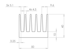 DEF151 heatsink Deltour. Bekijk complete aanbod geëxtrudeerde of bijzondere heatsinks en bewerkingen. Vrijwel alle heatsinks op voorraad. ISO 9001 certified