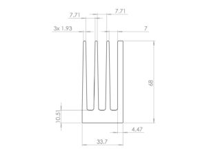 DEF151 heatsink Deltour. Bekijk complete aanbod geëxtrudeerde of bijzondere heatsinks en bewerkingen. Vrijwel alle heatsinks op voorraad. ISO 9001 certified