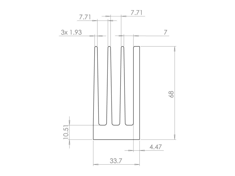 DEF151 heatsink Deltour. Bekijk complete aanbod geëxtrudeerde of bijzondere heatsinks en bewerkingen. Vrijwel alle heatsinks op voorraad. ISO 9001 certified